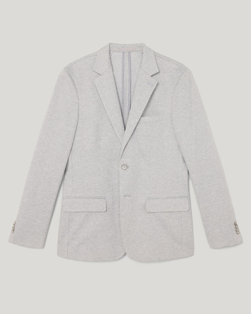 Slim Stretch Travel Blazer, Light Grey, hi-res